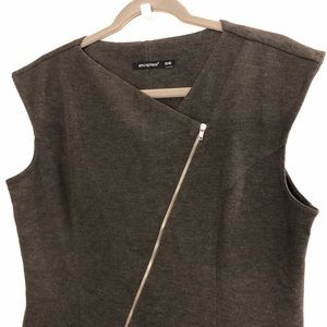 Gray short warm dress — Atmosphere — size XL